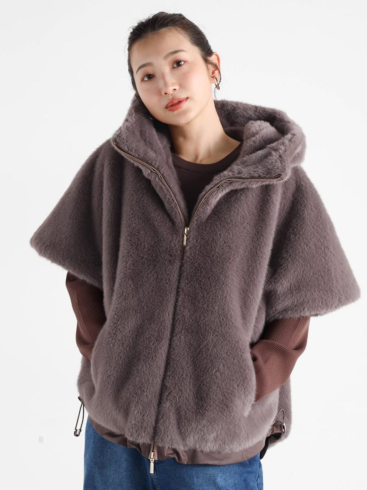 ミンクライクフェイクファーコート - Vin - Vin｜YAMADAYA STORE