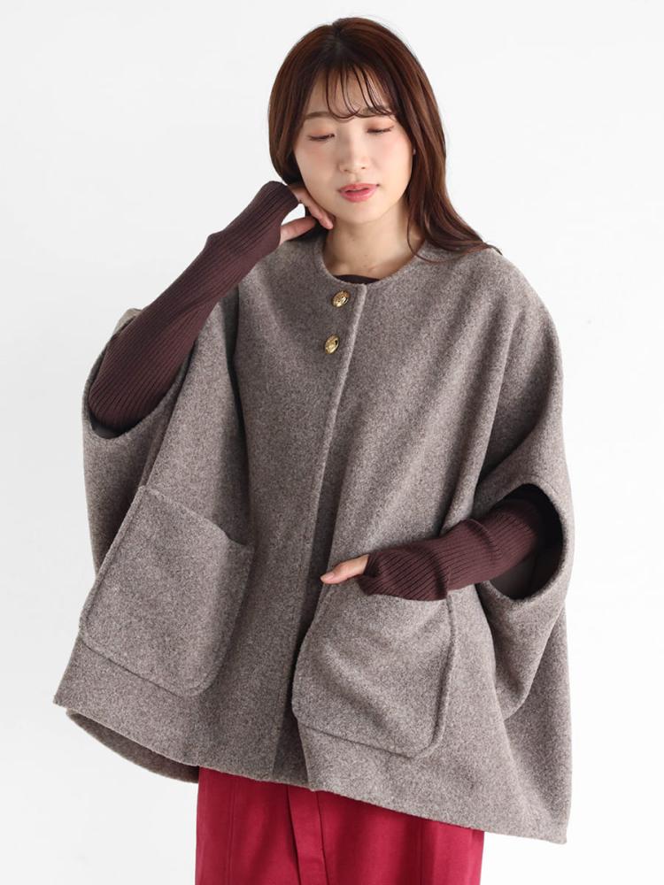ヤマダヤ　Vin ウールライクドルマンコート ウールライクドルマンコート - Vin - Vin｜YAMADAYA STORE