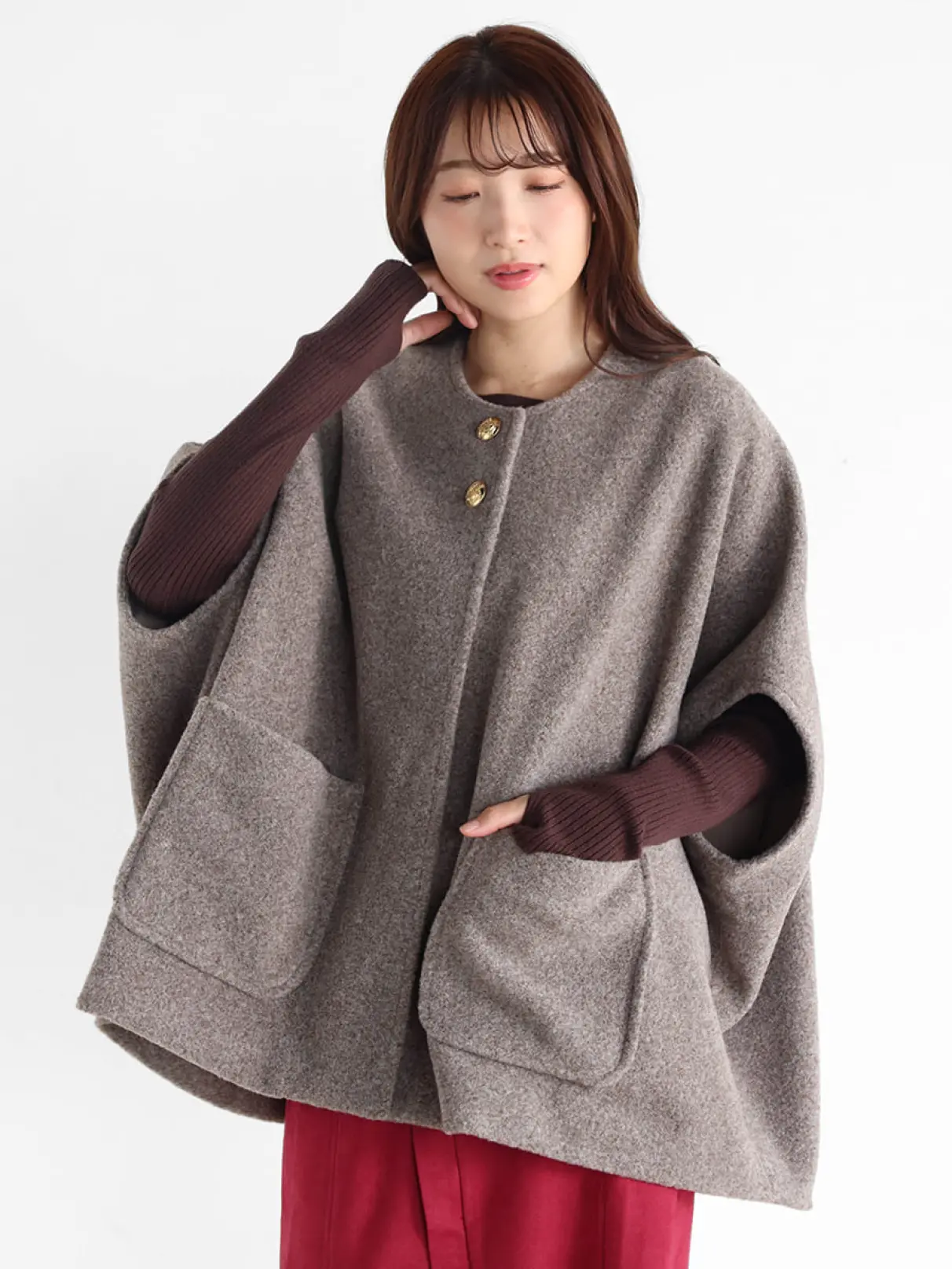 ヤマダヤ　Vin ウールライクドルマンコート ウールライクドルマンコート - Vin - Vin｜YAMADAYA STORE