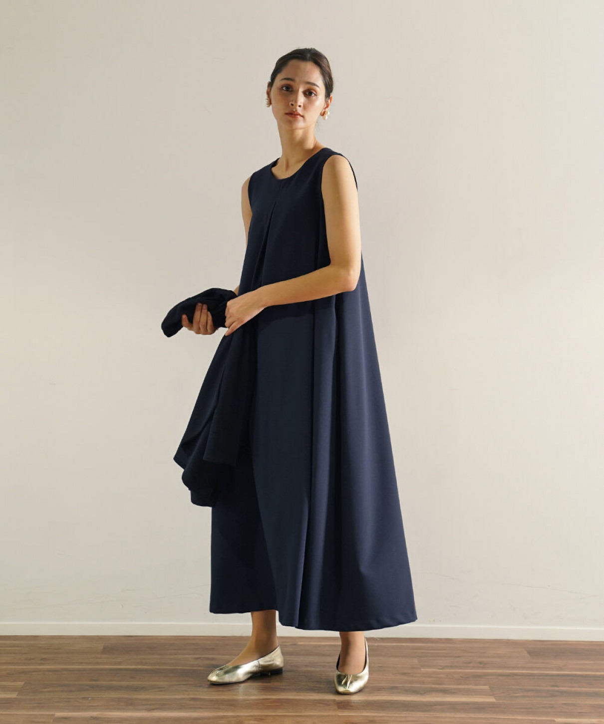 Aラインノースリーブワンピース Vin Yamadaya Onlinestore Aラインノースリーブワンピース Vin Yamadaya Onlinestore