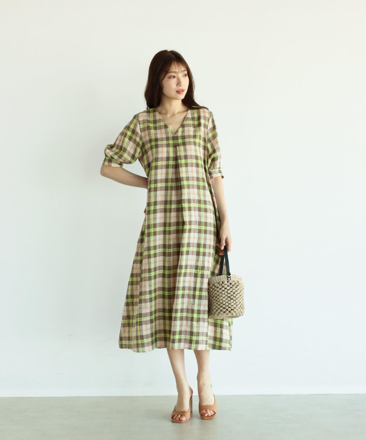 タータンチェックワンピース Vin Yamadaya Onlinestore