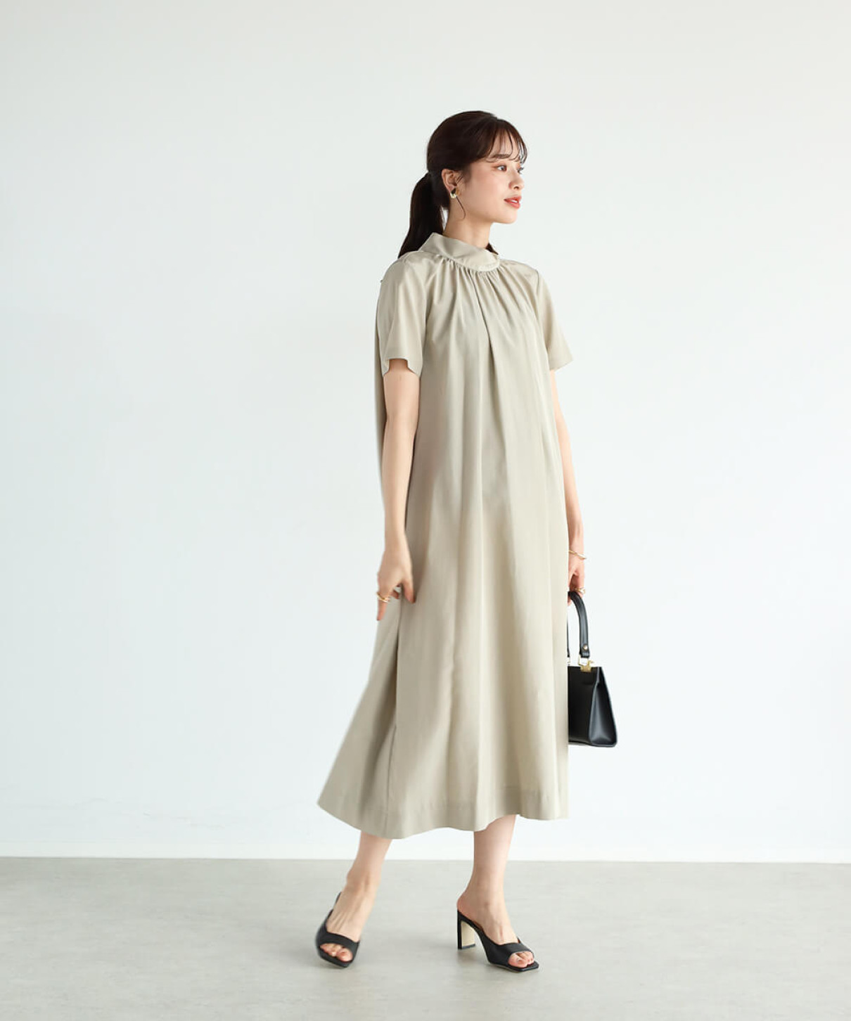 バックリボンaラインワンピース Vin Yamadaya Onlinestore