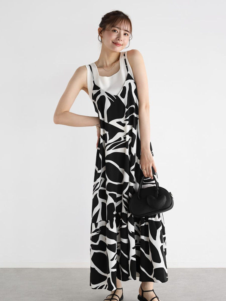 アニマルパターンキャミワンピース - Vin - Vin｜YAMADAYA STORE 