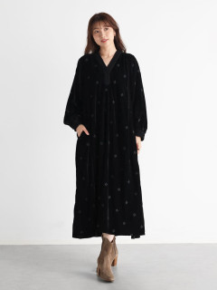 カフタンベロアワンピース - Ample - Vin｜YAMADAYA STORE 