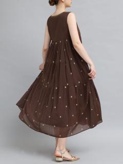 インド刺繍ティアードワンピース - Ample - Vin｜YAMADAYA STORE