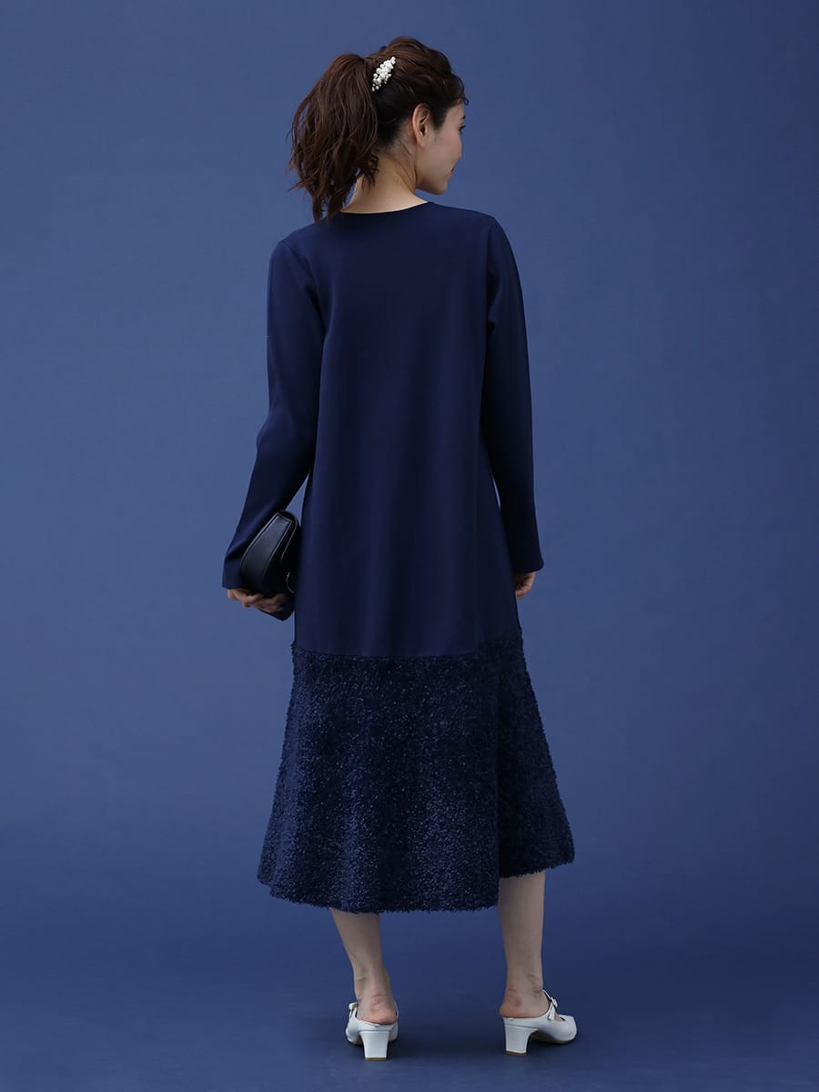 Vin NAVYのニットワンピースの商品一覧｜ファッション通販の