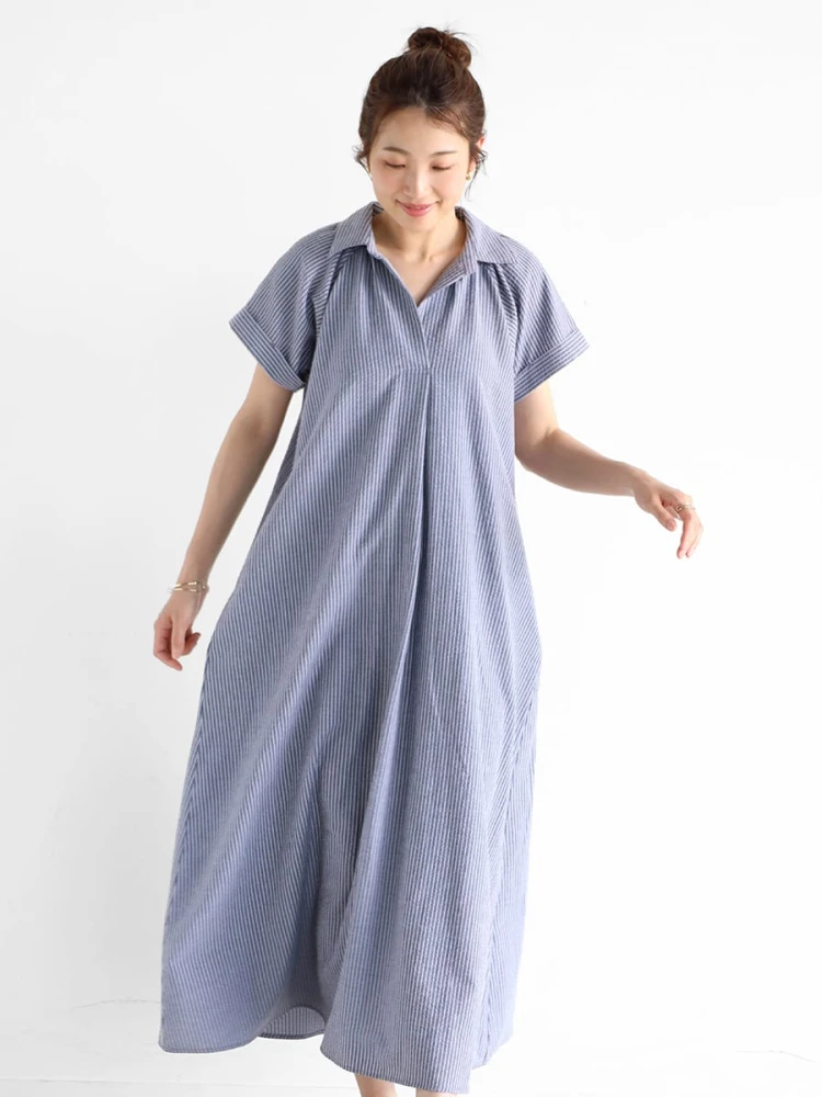 新品タグ付き▪️ヤマダヤプリーツワンピース9号M検レース オーガンジー レースプリーツワンピース ワンピース 長袖 ロング 送料無料・再