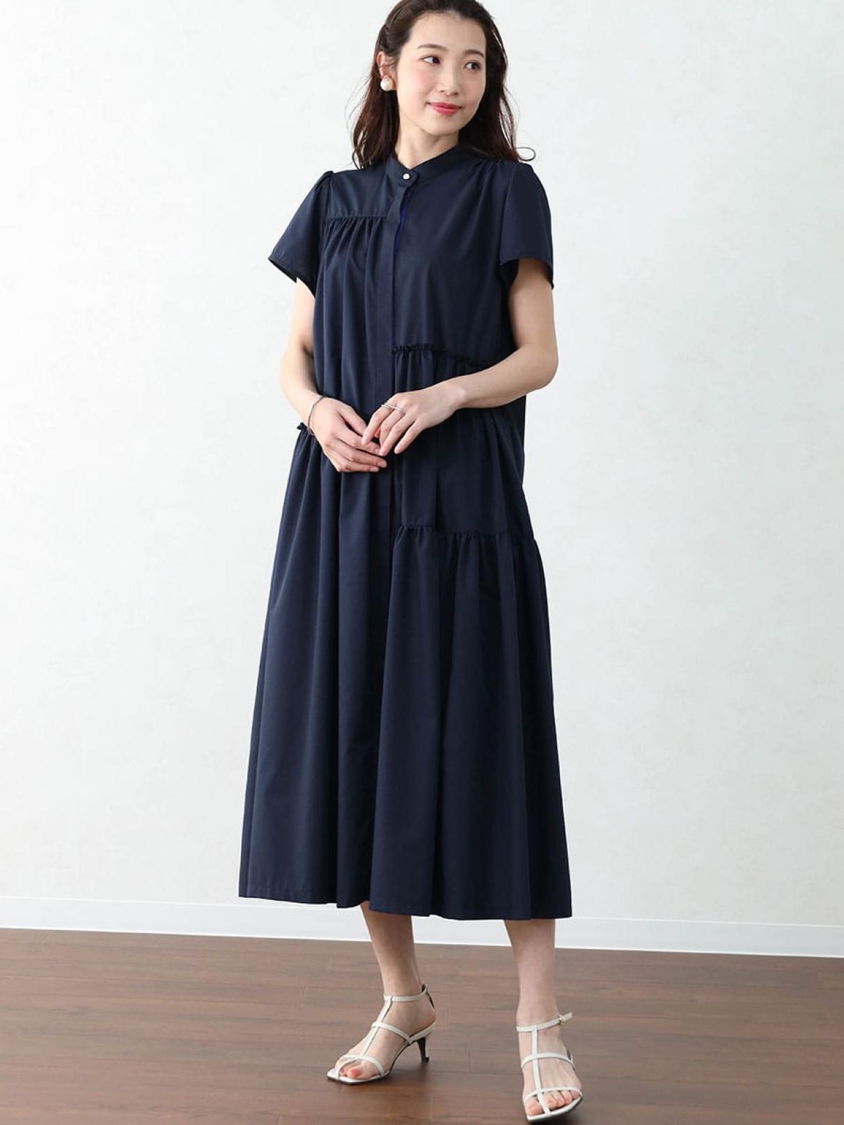 アシンメトリーティアードワンピース - Vin - Vin｜YAMADAYA STORE