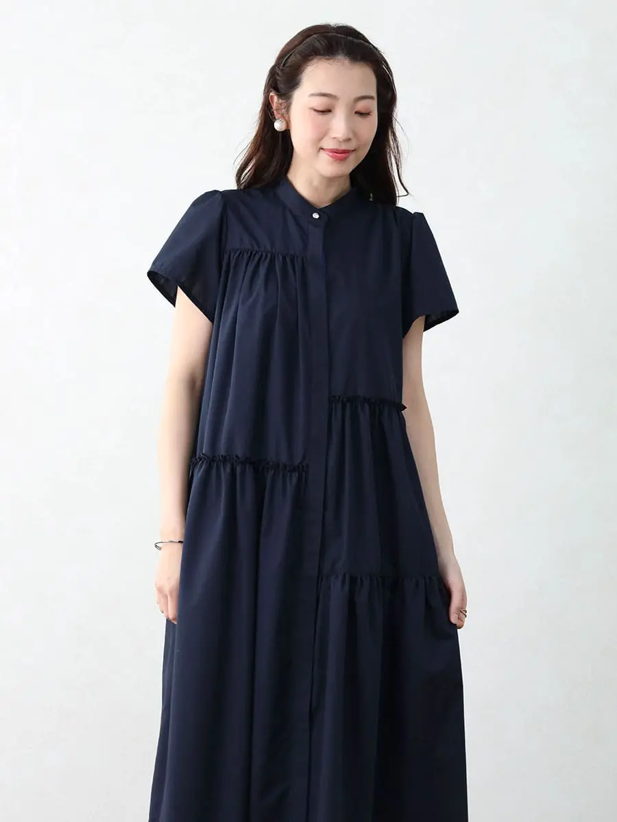 アシンメトリーティアードワンピース - Vin - Vin｜YAMADAYA STORE