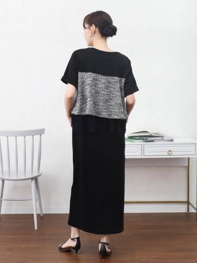 ツイードドッキングカットワンピース - Vin - Vin｜YAMADAYA STORE