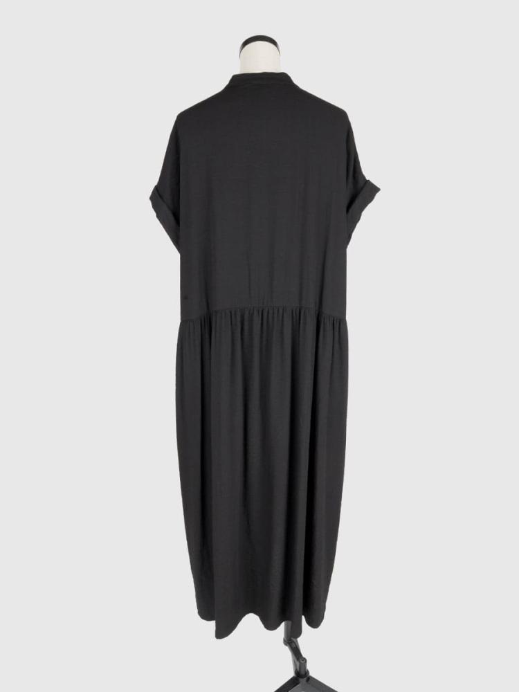 オンライン限定アイテム】キーネックギャザーワンピース - QTUME - Vin