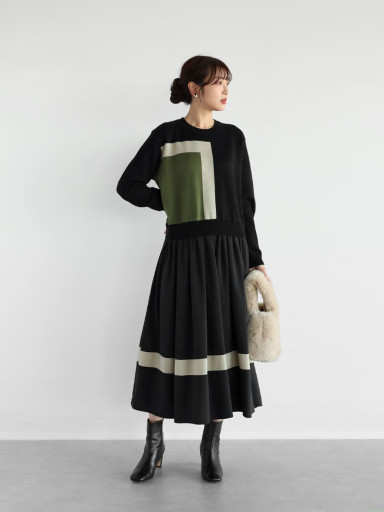 Vinxニットワンピース