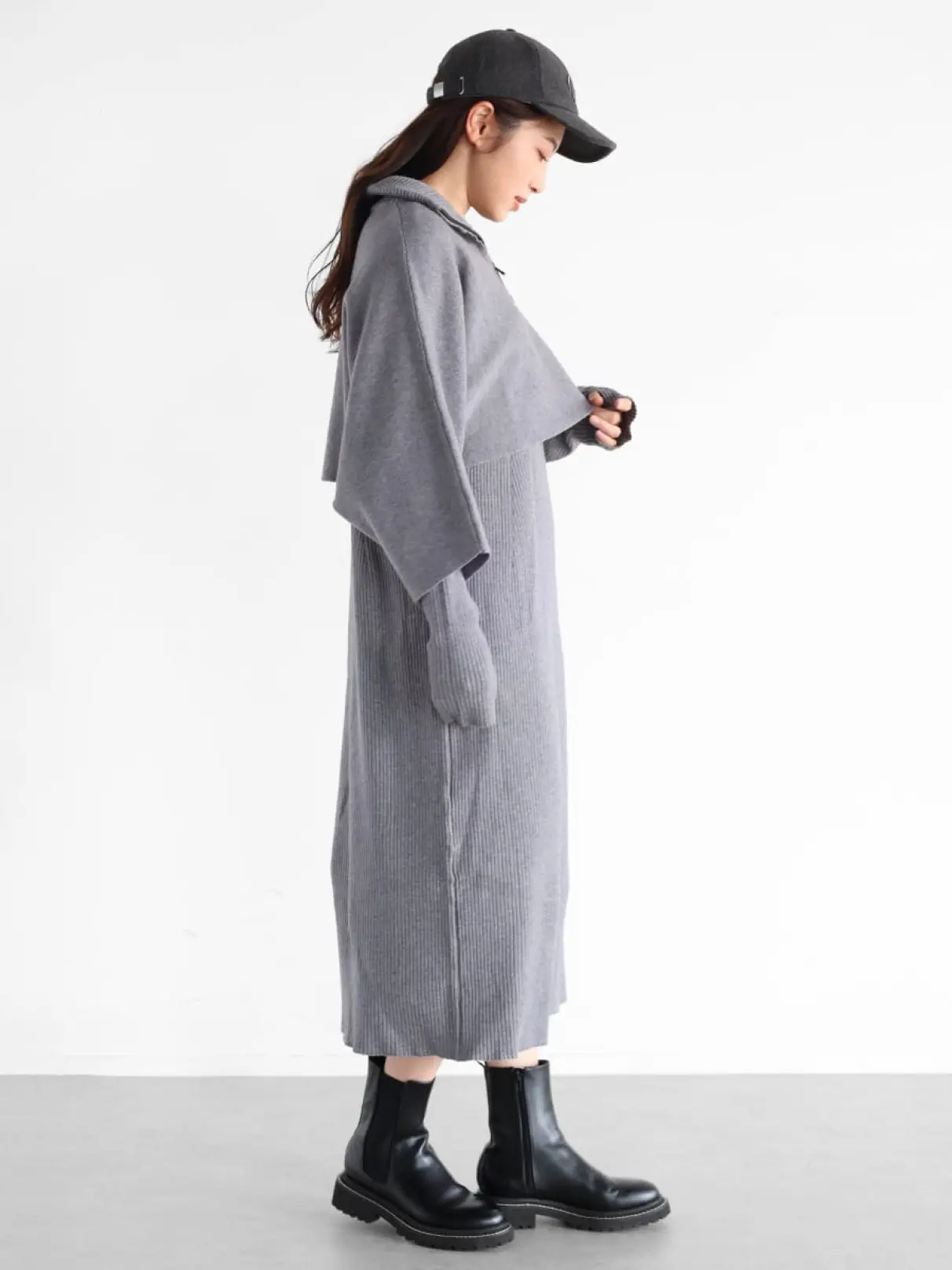 21時まで価格　ヤマダヤ Vin バックボタン　ワンピース 定価20,900円 084422690_18_xl.jpg