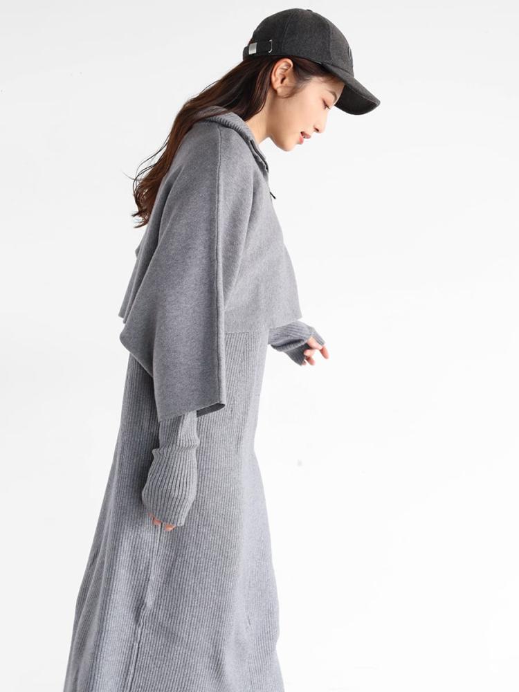 REGULATION ヨウジヤマモト リネン100％ ローゲージニットワンピース REGULATION ヨウジヤマモト リネン100％ ローゲージニットワンピース