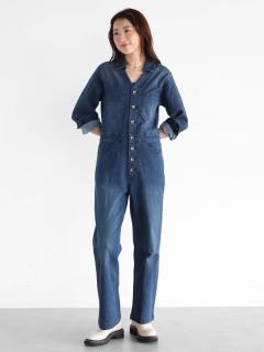 ヤマダヤ　vin ヴァン　フリル付きオールインワン　ネイビー　フォーマル Vin NAVYのオールインワン/サロペットの商品一覧｜ファッション