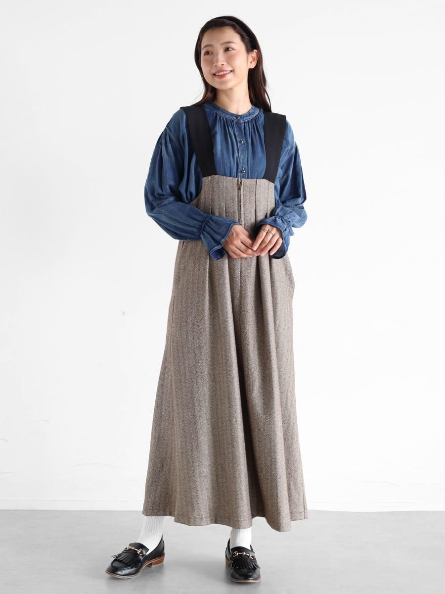 Vinのジャンパースカートの商品一覧｜ファッション通販のYAMADAYA STORE