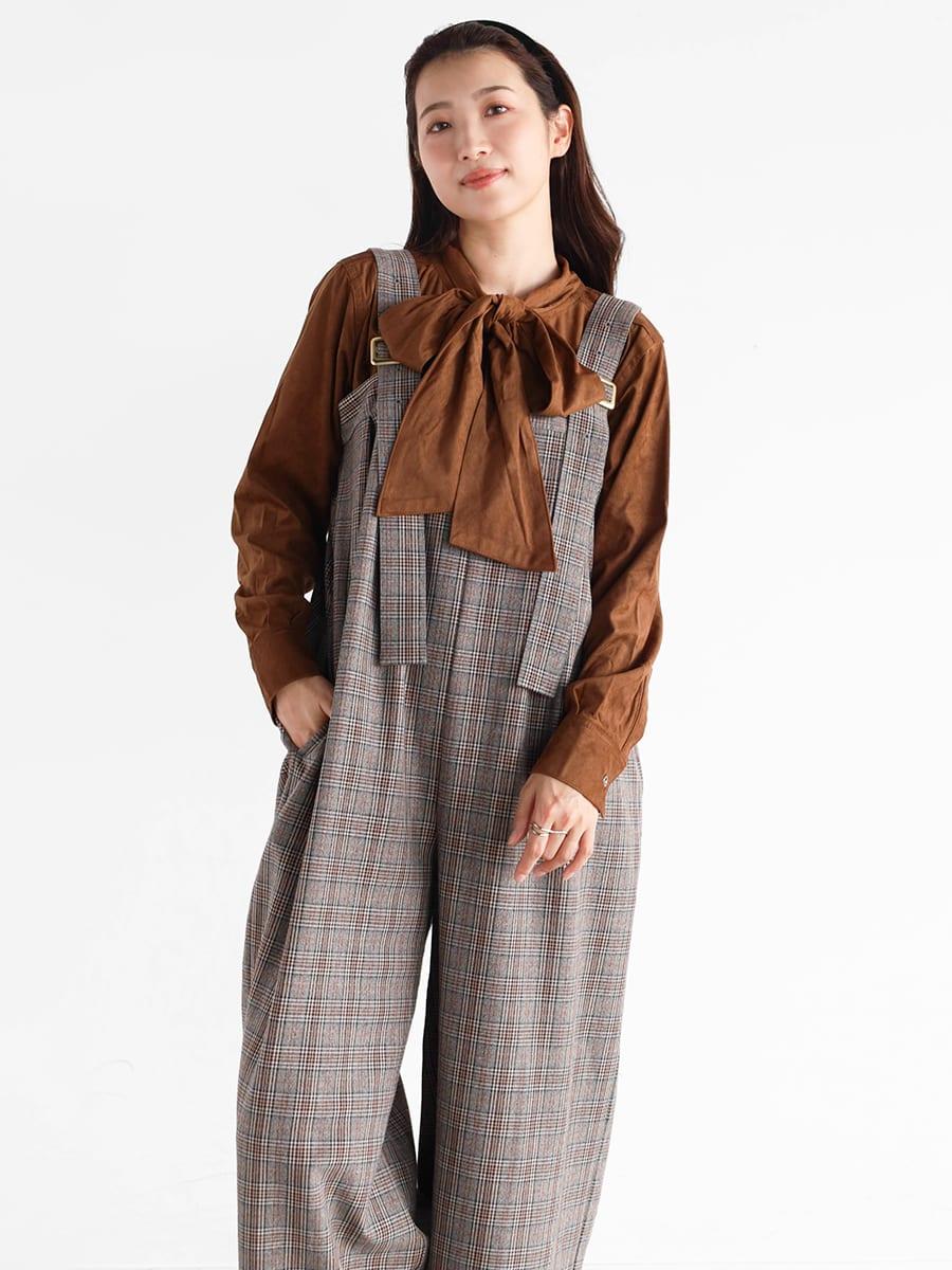グレンチェックオールインワン YAMADAYA STORE グレンチェックオールインワン YAMADAYA STORE