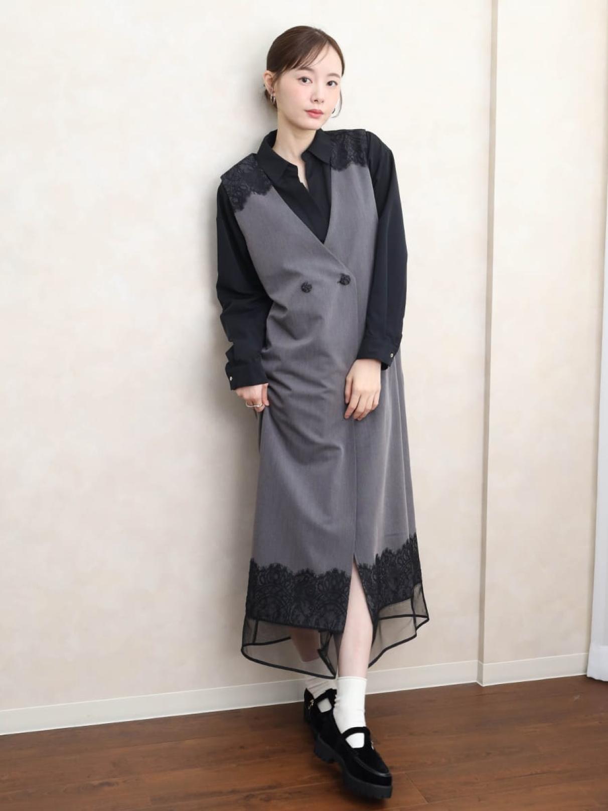 【超超レア・美品】CELINE マカダムボタン ジレ　ワンピース 084525443_16_xl.jpg