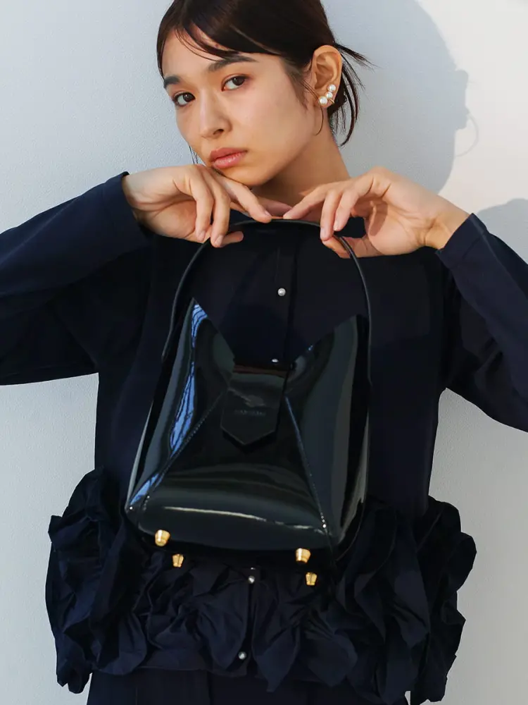 エナメルワンハンドルバッグ - HASHIBAMI×Vin - Vin｜YAMADAYA STORE