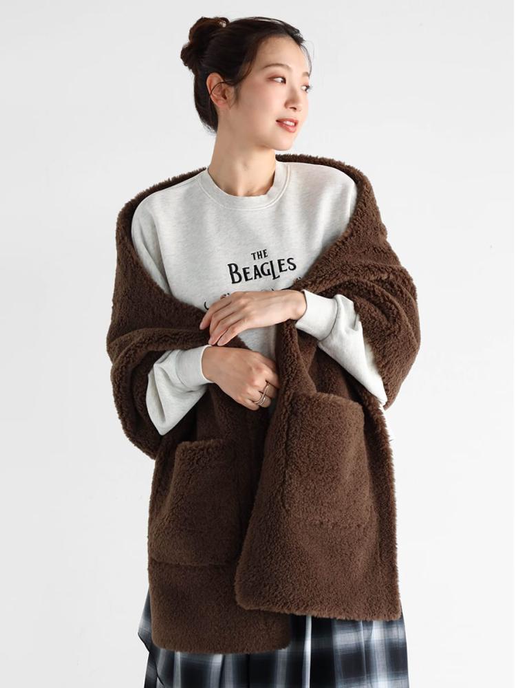 リバーシブルボアストール - Vin - Vin｜YAMADAYA STORE