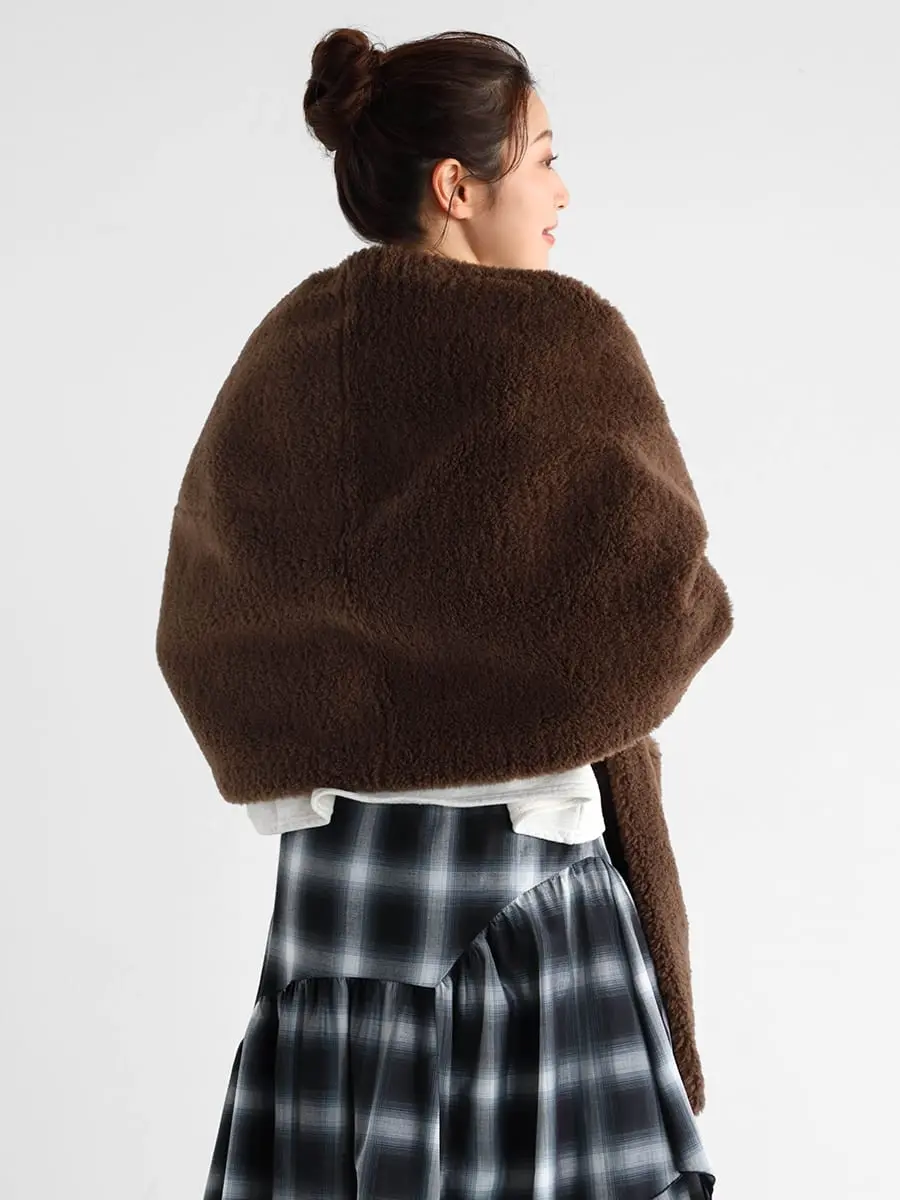 リバーシブルボアストール - Vin - Vin｜YAMADAYA STORE