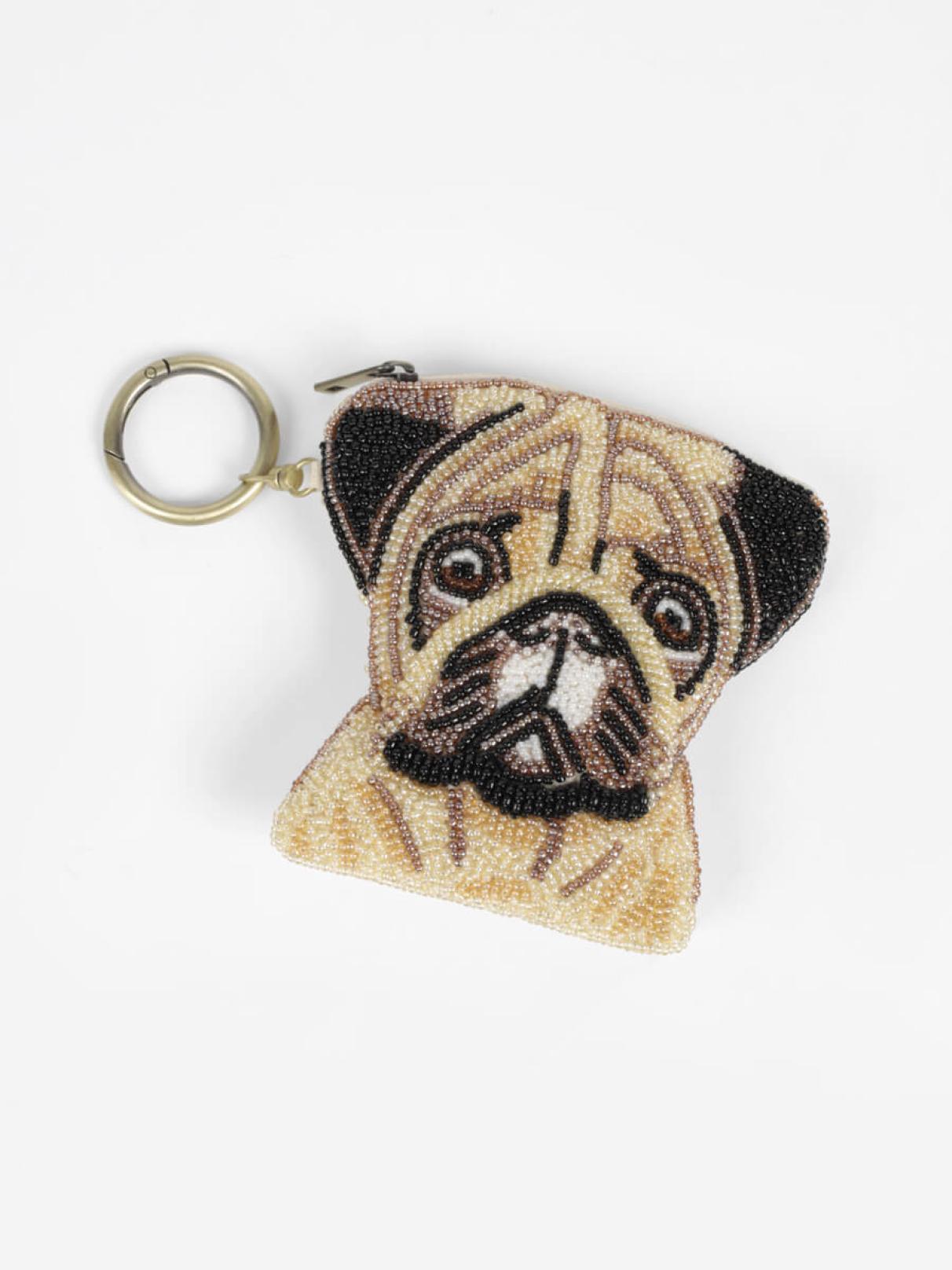 ミニポーチチャーム(dog/beige) - Vin - Vin｜YAMADAYA STORE