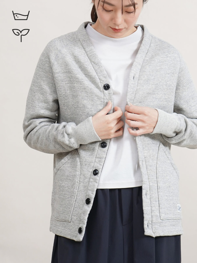 サステナブル】スウェットカーディガン - Kepani - YORT｜YAMADAYA STORE 
