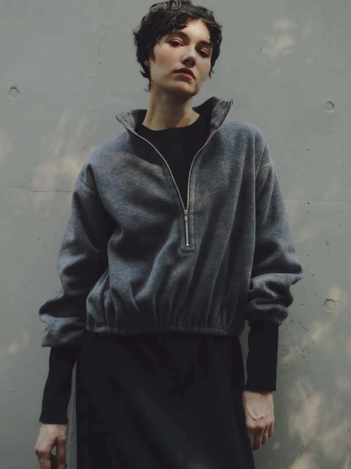 ☆20%割引☆PIA SPORTS　ハーフジップ セーター 黒　L ピアスポーツ PIA SPORTS ハーフジップ ニット セーター 3 黒 ブラック