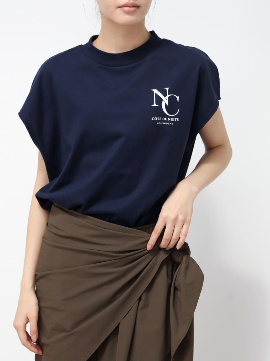 フレンチスリーブロゴTシャツ