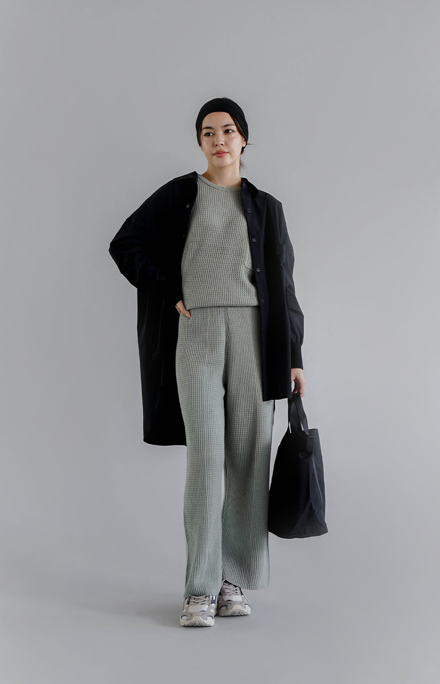 Y’s for living◆シワ加工/長袖ブラウス/再生繊維/WHT/無地 ホワイト 【4WAYフリル＆リボン付】長袖 ブラウス スキッパー