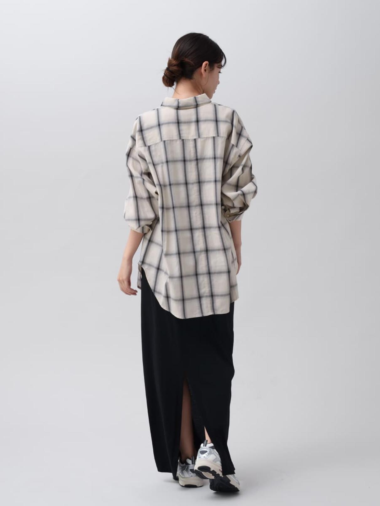 レア Butcher products チェックシャツ オンブレ アットラスト AT LAST & CO ombre check full zip shirt jacket