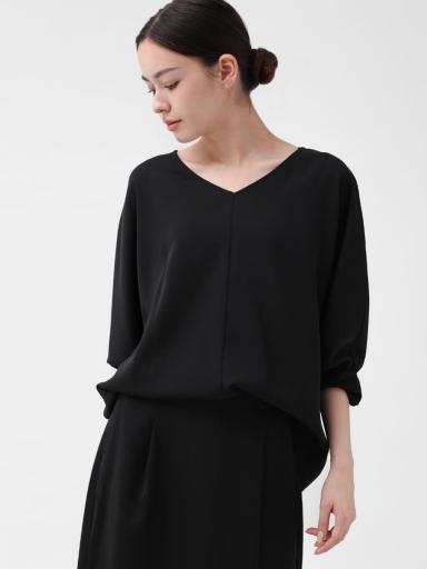 めちゃ可愛い　ヤマダヤ 黒のノースリーブ ブラウス おしゃれデザイン　新品 616R3nqIiUL._AC_SL1500_.jpg