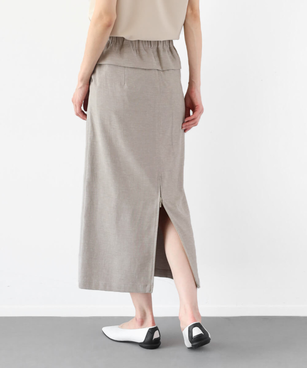後ろペプラムスリットタイトスカート Clove Yamadaya Onlinestore