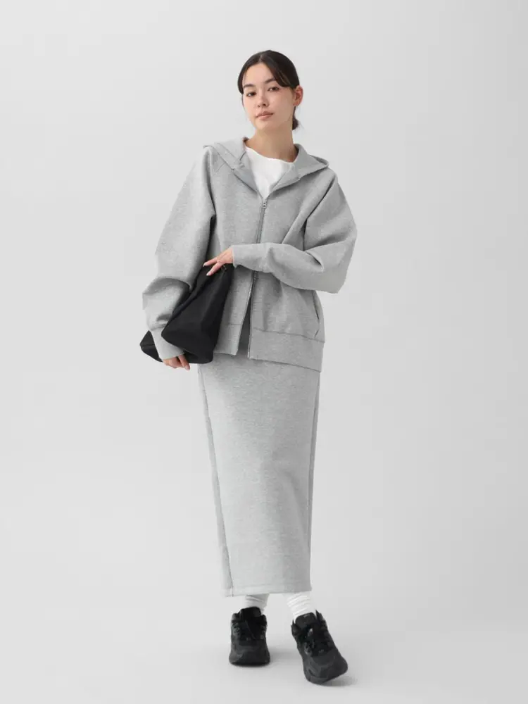 ストレッチ】ダンボールIラインロングスカート - YORT - YORT