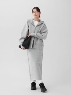 ストレッチ】ダンボールIラインロングスカート - YORT - YORT