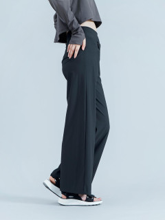 ストレッチ】プルオンワイドストレートパンツ - YORT - YORT