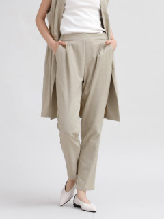 杢ベージュ　164cm