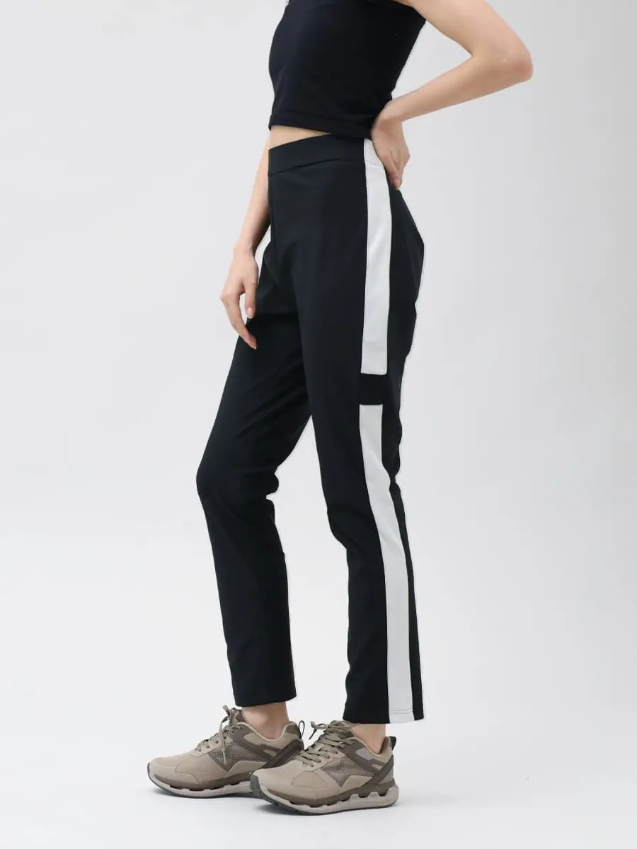 新品　YORT ストレッチパンツ　日本製　ヤマダヤ サステナブル・UVカット】サイドラインストレッチパンツ - YORT