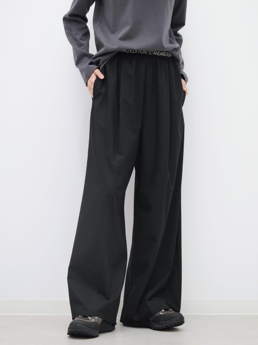 ウエストロゴタックワイドパンツ