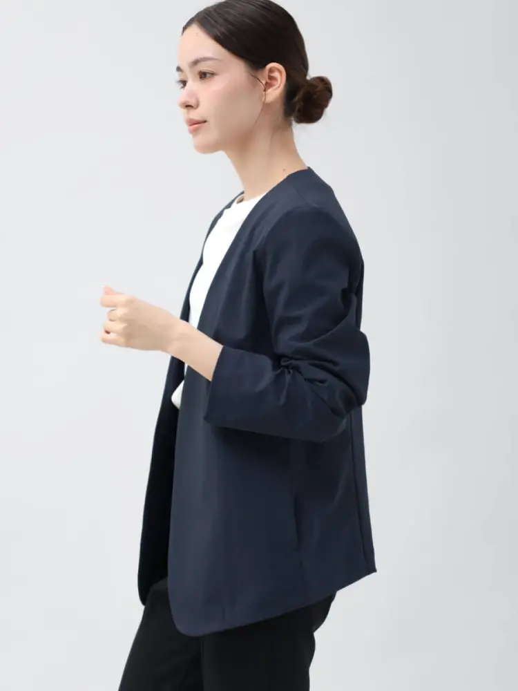 新品未使用ヤマダヤアウター YORTのノーカラージャケットの商品一覧|ファッション通販の