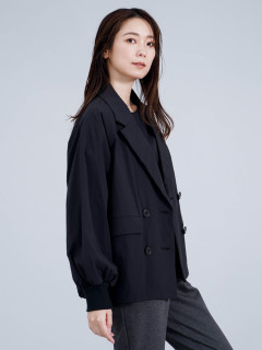 吸水速乾・防シワ】セットドロストヘムダブルジャケット - YORT