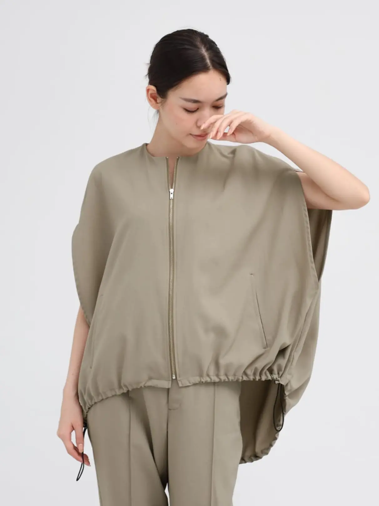 yantor ノーカラージャケット 美品 ヤントル セットアップ ノーカラージャケット メンズ SIZE