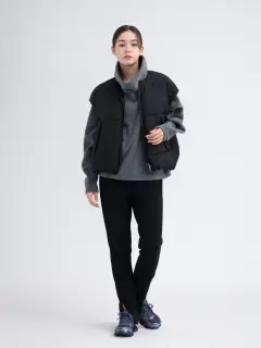 ヤマダヤ☆スール7☆ファー付きダウンベスト　新品 ヤマダヤ☆スール7☆ファー付きダウンベスト 新品