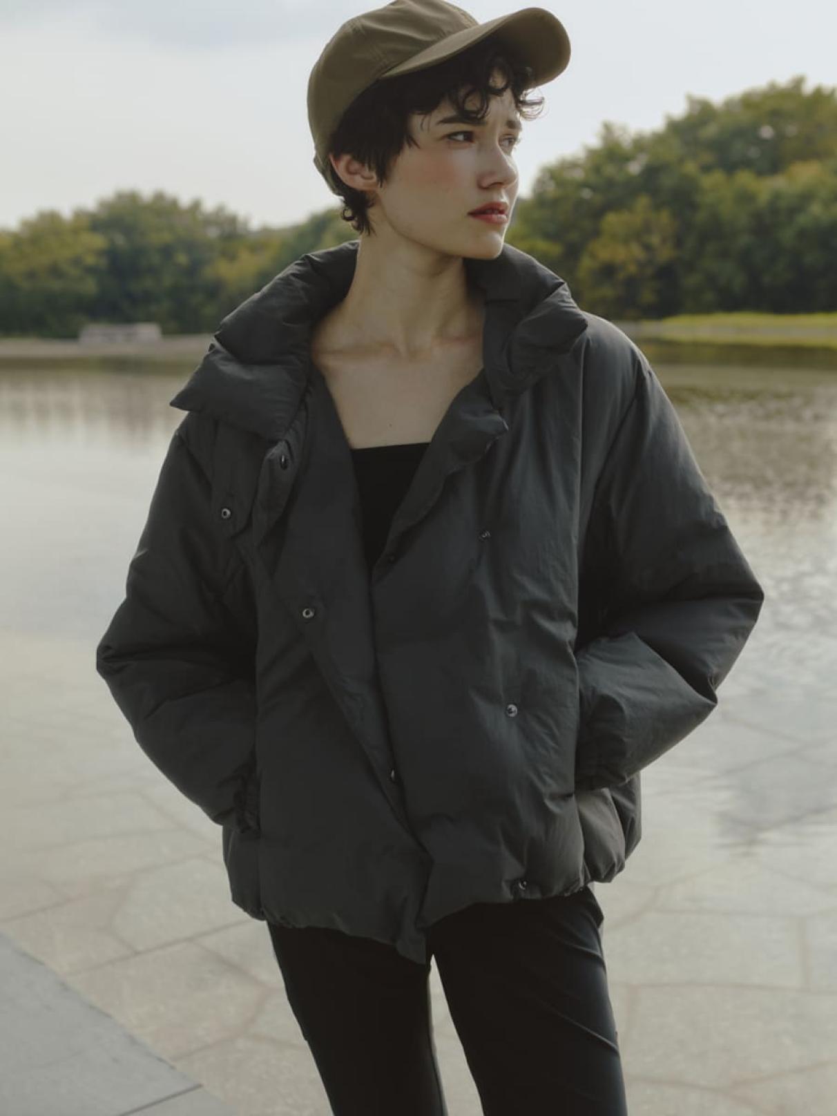 試着のみ　定価39,000 YORT 異素材ダウンブルゾン ヤマダヤ 試着のみ 定価39,000 YORT 異素材ダウンブルゾン ヤマダヤ