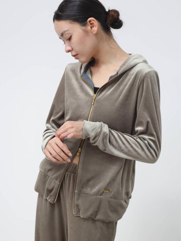 ストレッチ】ジャージーベロアパーカー - YORT - YORT｜YAMADAYA STORE