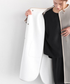 配色パイピングボンディングコート - CLOVE|YAMADAYA onlinestore