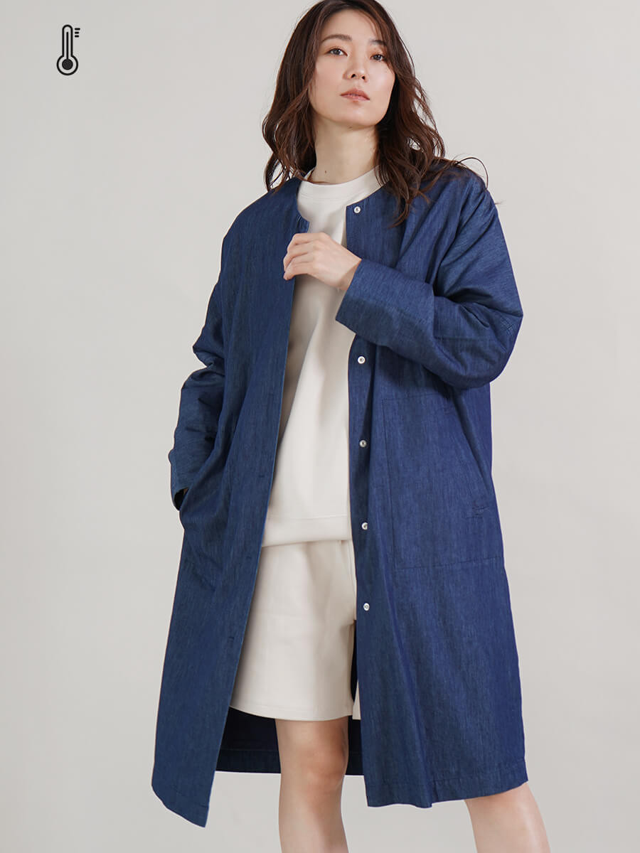 【保温】デニムダウンコート YAMADAYA STORE 【保温】デニムダウンコート YAMADAYA STORE