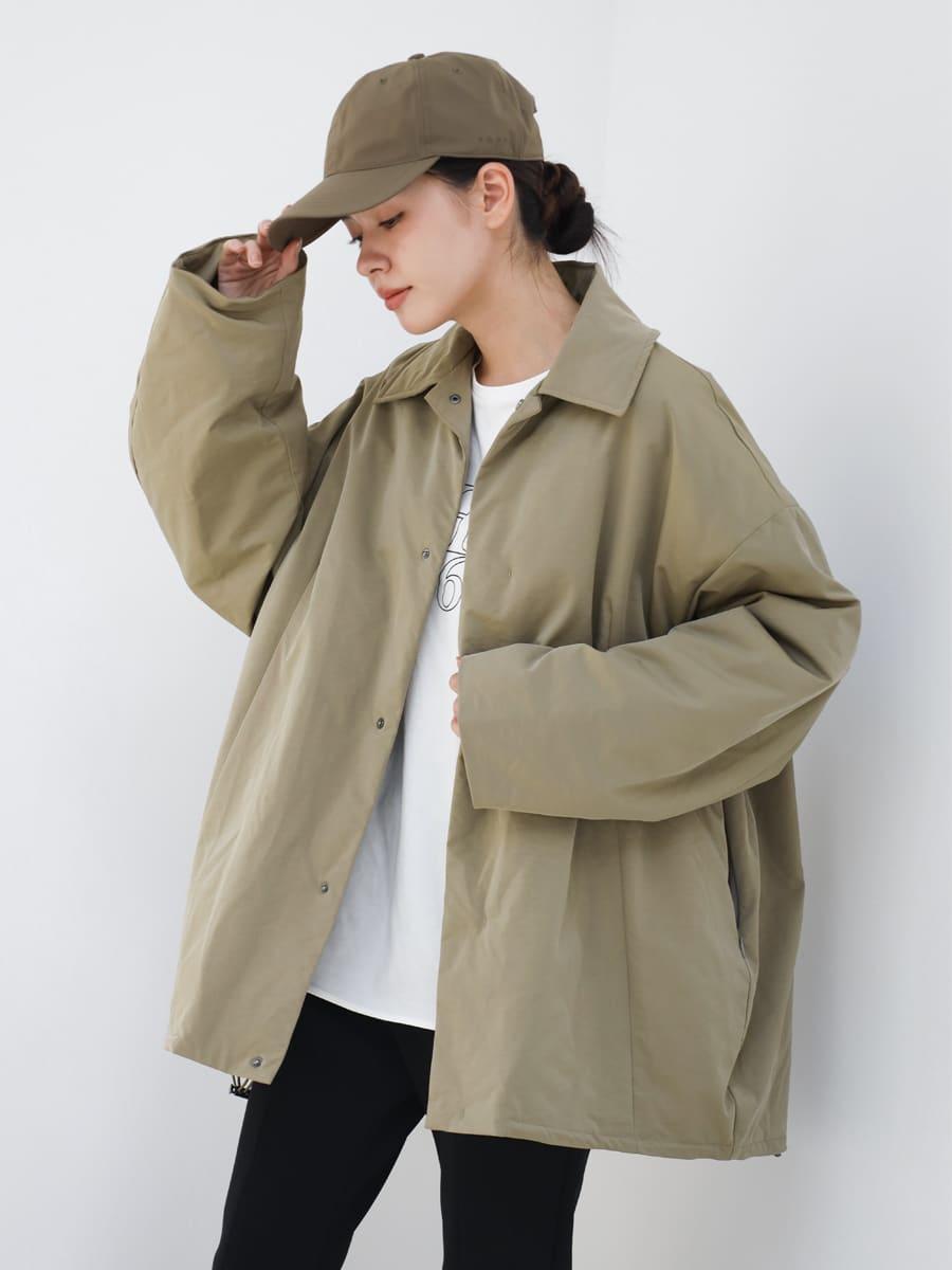 【保温・通気性】ミニマル中綿ジャケット