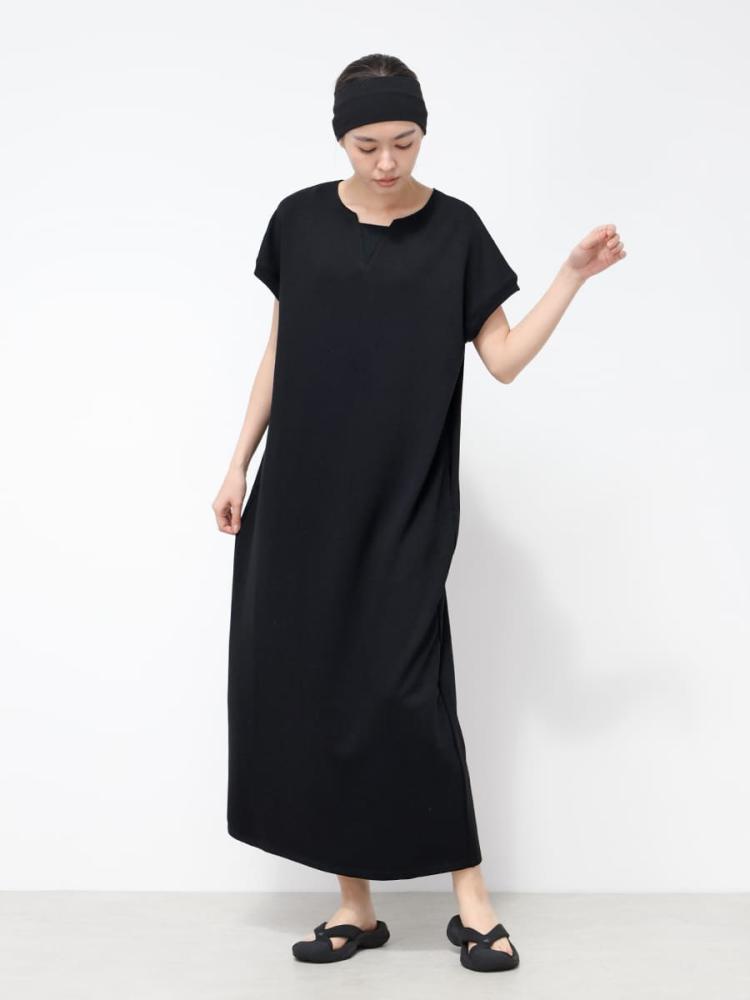 ヤマダヤ　パフスリーブ　ワンピース キーネックフレンチスリーブワンピース - YORT - YORT｜YAMADAYA STORE