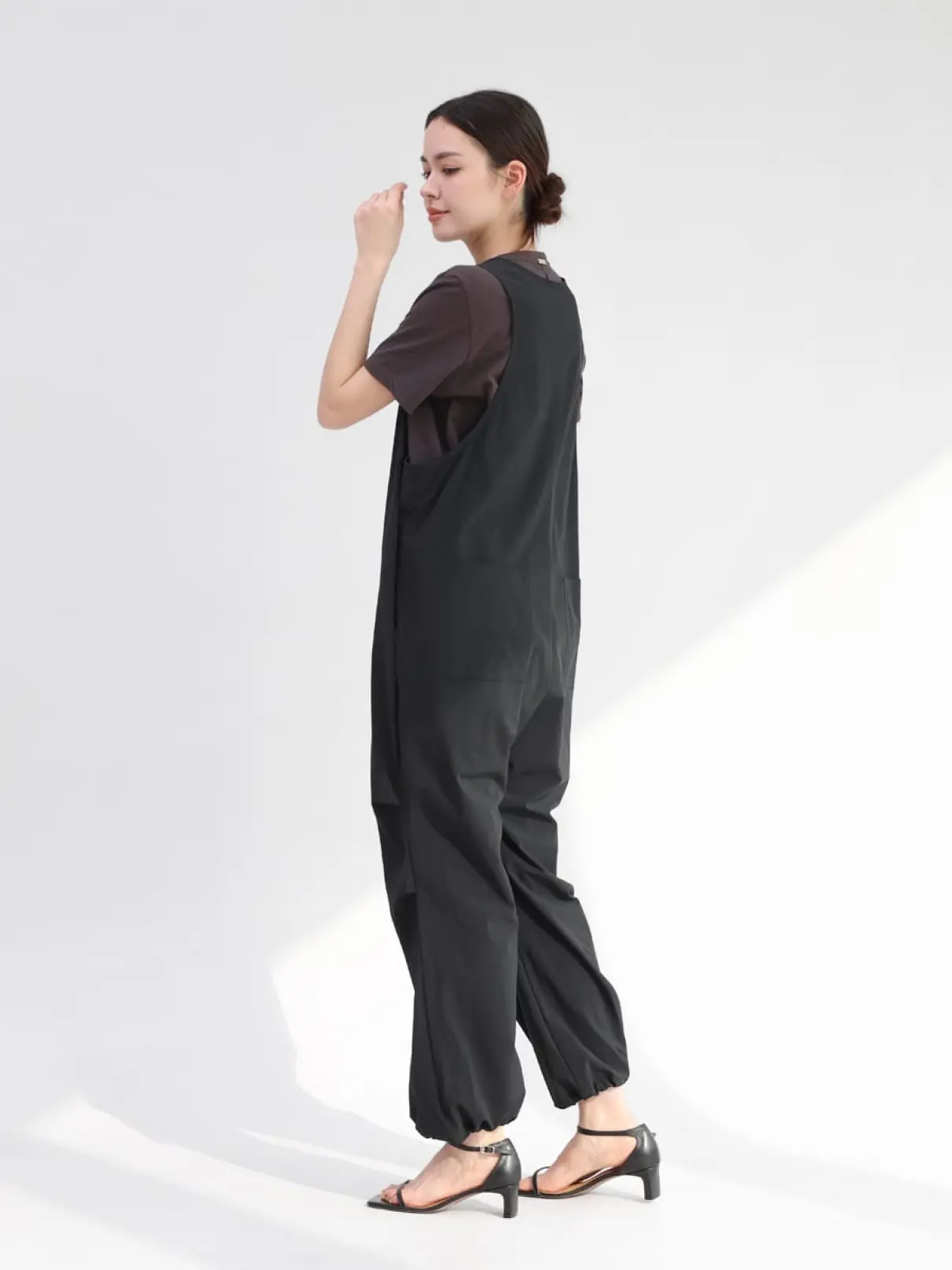 新品YAMADAYA SCOTCLUB サロペット オールインワン ブラック SCOTCLUBのオールインワン/サロペットの商品一覧｜ファッション